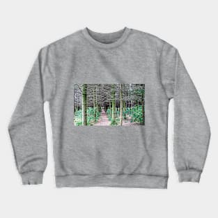 The path through the trees Crewneck Sweatshirt